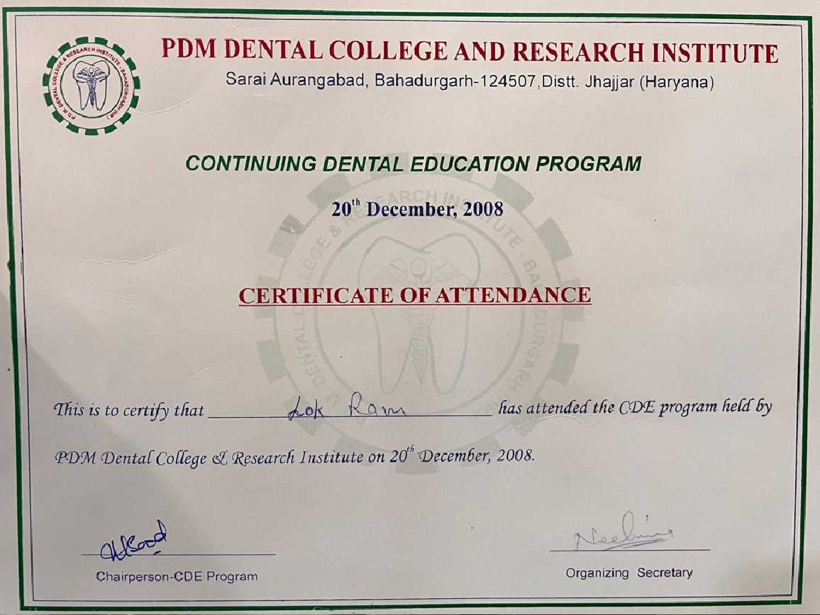 Certificate 1
